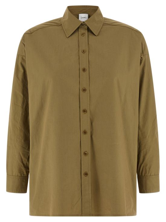 26SS 누드 블라우스 1103E26386513 Green - NUDE