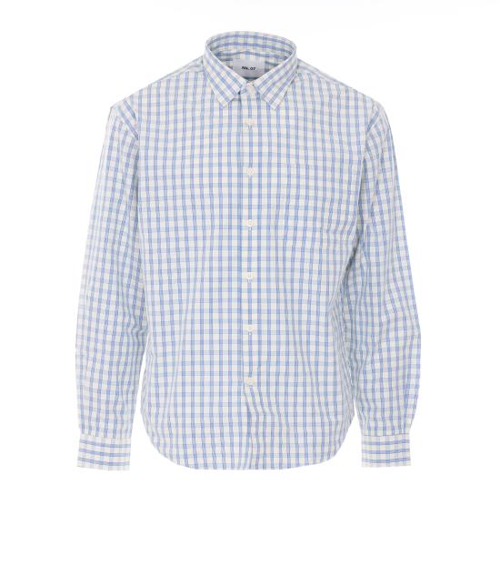 26SS 엔엔07 긴팔 셔츠 2610000738 ECRU CHECK Blue