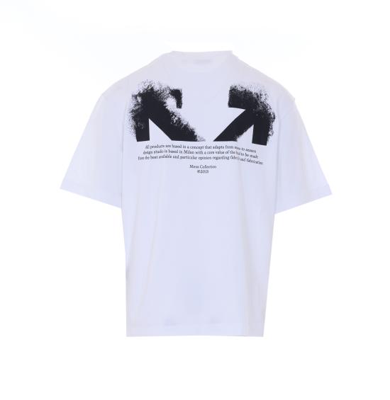 26SS 오프화이트 반팔 티셔츠 OMAA120S26JER008 1000 White - OFF WHITE