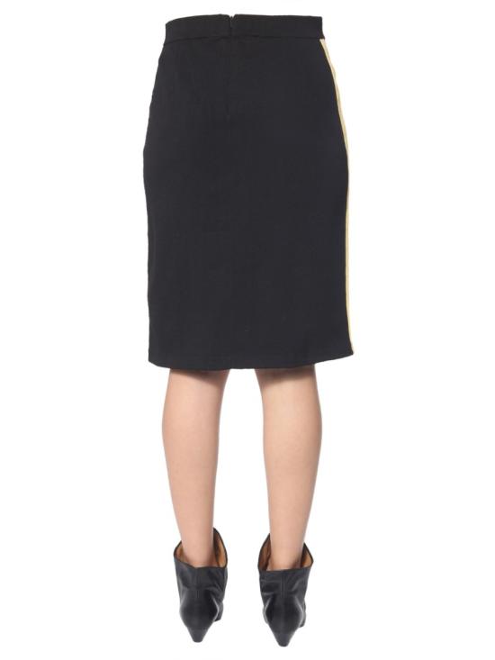  이자벨마랑에뚜왈 미디 스커트 JU1033 19A059E01BK Black - ISABEL MARANT ETOILE