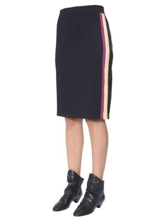 이자벨마랑에뚜왈 미디 스커트 JU1033 19A059E01BK Black - ISABEL MARANT ETOILE