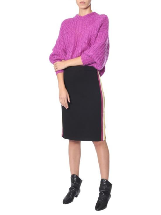  이자벨마랑에뚜왈 미디 스커트 JU1033 19A059E01BK Black - ISABEL MARANT ETOILE