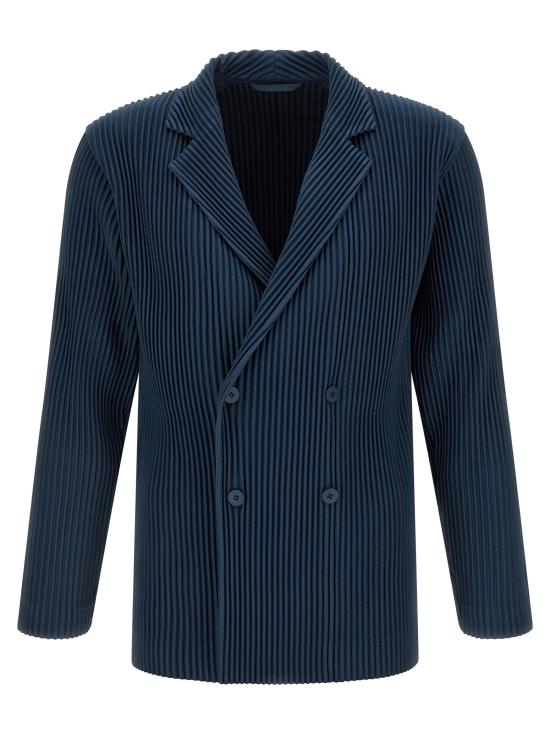 26SS 옴므 플리세 이세이 미야케 수트 자켓 HP66JD15076 Blue