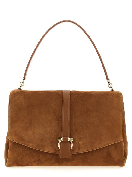 26SS 살바토레 페라가모 숄더백 791187NATURALERST Brown