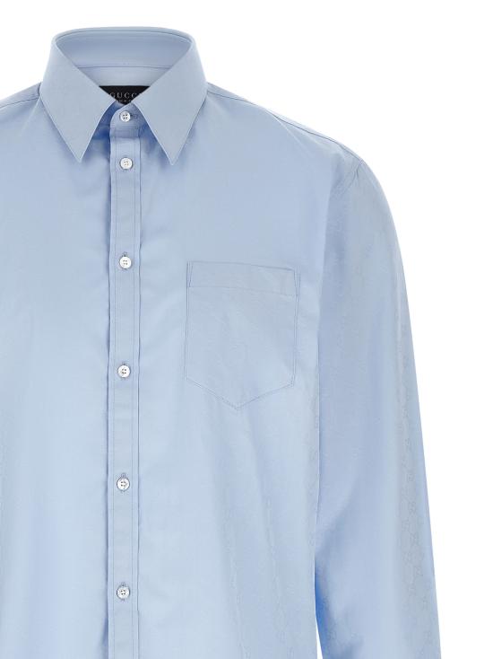 26SS 구찌 긴팔 셔츠 860785ZAUO84774 Light Blue - GUCCI