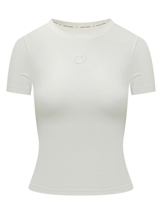 26SS 마린세르 반팔 티셔츠 WTT012ACJER0115 WH10 WHITE