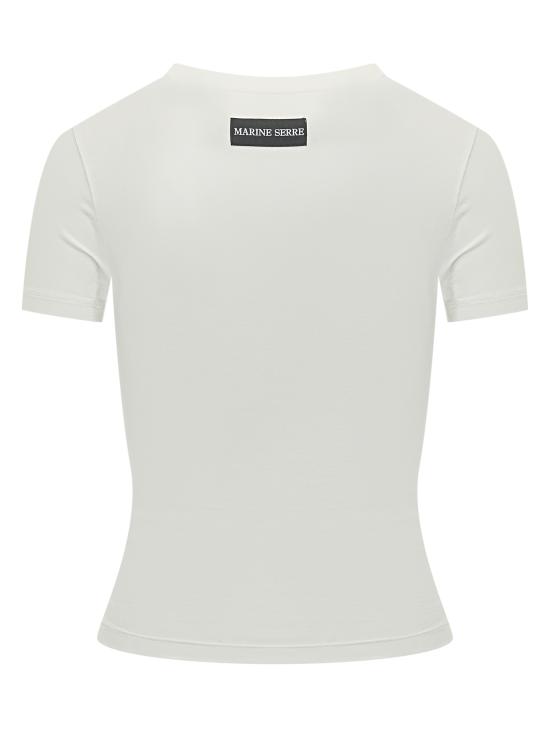 26SS 마린세르 반팔 티셔츠 WTT012ACJER0115 WH10 WHITE - MARINE SERRE