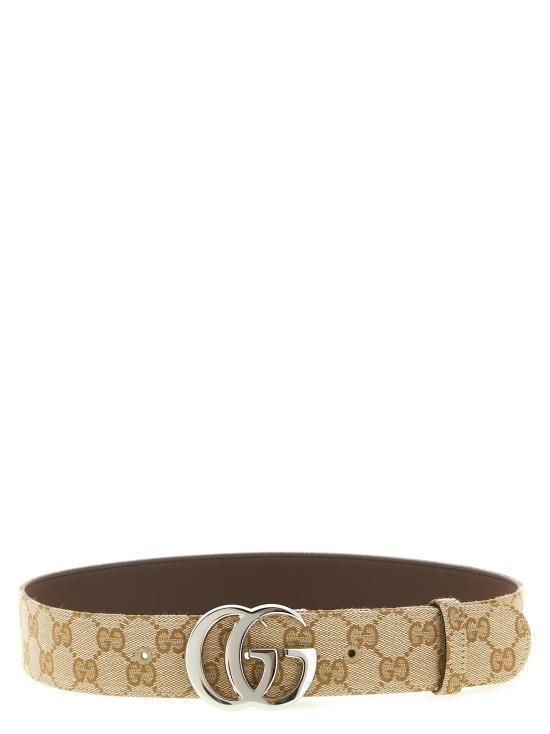 26SS 구찌 가죽 벨트 864233FAFUT9611 Beige