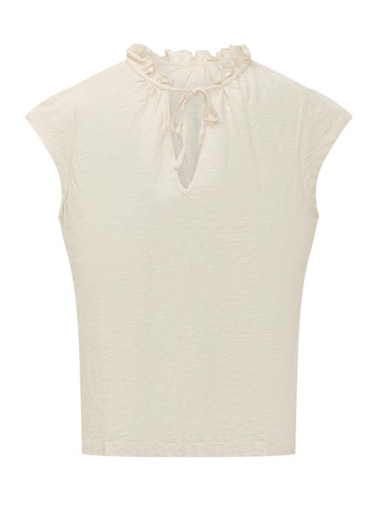 26SS 바쉬 반팔 티셔츠 1E25VERY 0101 ECRU