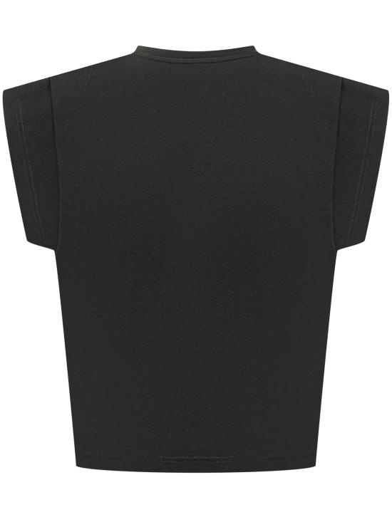 26SS 바쉬 반팔 티셔츠 1E25PIO 0100 NOIR - BA&SH