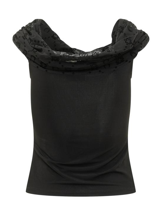 26SS 마린세르 반팔 티셔츠 WTO509ACJER0022 BK99 BLACK - MARINE SERRE