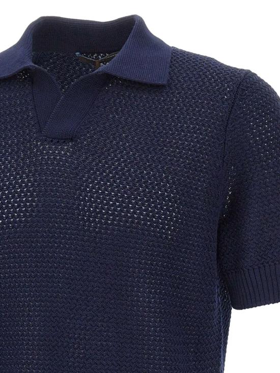 26SS 필리포 드 로렌티스 스웨터 PL3MCSK CM7B 891 DEEP SEA - FILIPPO DE LAURENTIIS