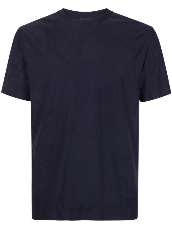 26SS 엠포리오 아르마니 반팔 티셔츠 EM004644 AF23458 FB480 NAVY