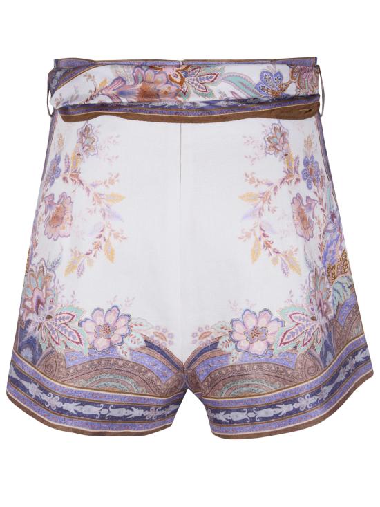 26SS 짐머만 숏팬츠 5214AS261 CBPA CREAM BLUE PAISLEY - ZIMMERMANN