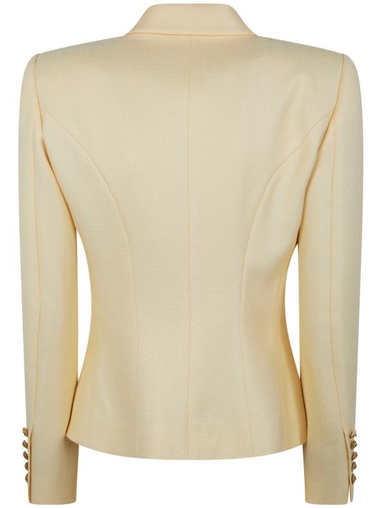 26SS 발망 수트 자켓 GF1SI650VI58 1GD LIGHT YELLOW - BALMAIN