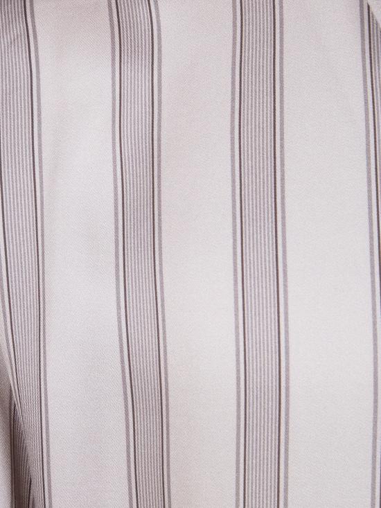 26SS 엠포리오 아르마니 긴팔 셔츠 EM005762 AF13285 F6216 BEIGE STRIPES LINEN - EMPORIO ARMANI