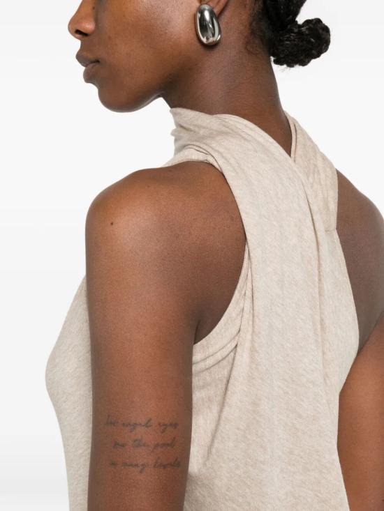 26SS 엔타이어 스튜디오 롱 원피스 ESSS26DR01256 6259 FAWN - ENTIRE STUDIOS