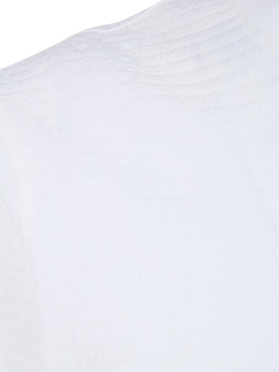 26SS 엠포리오 아르마니 반팔 티셔츠 EM004594 AF10762 F0185 ALL OVER LOGO WHITE - EMPORIO ARMANI