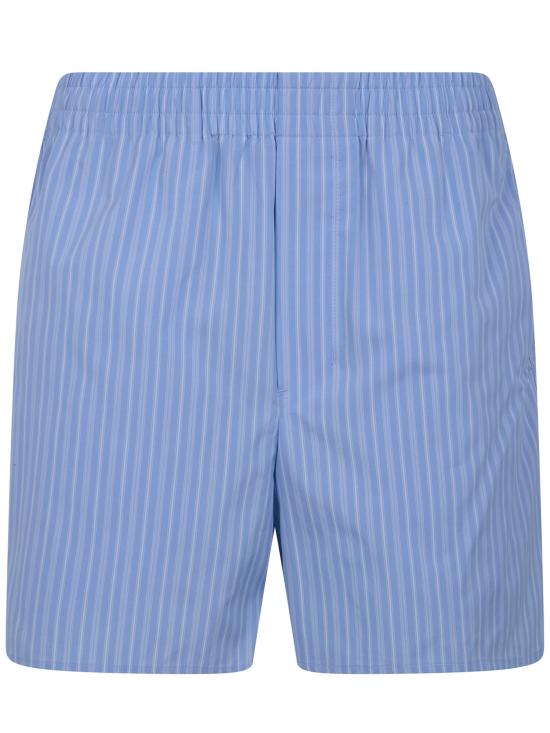 26SS 아미 숏팬츠 USO806 CO0219 4844 BLUE CACHEMIRE WHITE - AMI