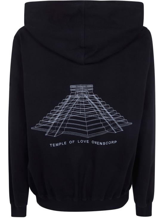 26SS 릭 오웬스 후드 티셔츠 RR01F2281 BAEP16 0911 BLACK MILK - RICK OWENS