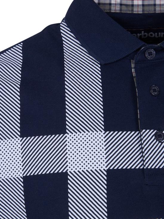 26SS 바버 폴로 티셔츠 MML1117 MML 098 NY94 NAVY PINE - BARBOUR