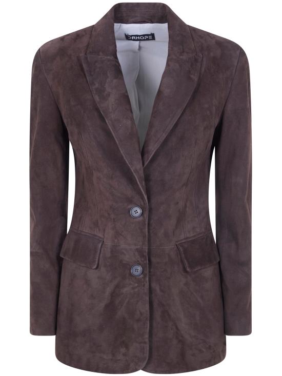 26SS 닥터 호프 가죽 자켓 8643 SUEDE C156 COFFEE