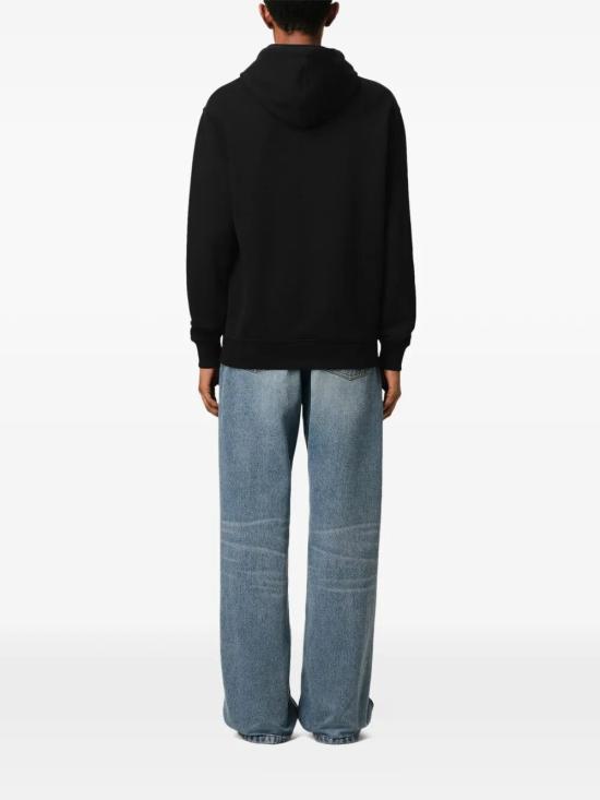 26SS 아미 후드 티셔츠 BFUSW235 730 098 001 BLACK - AMI