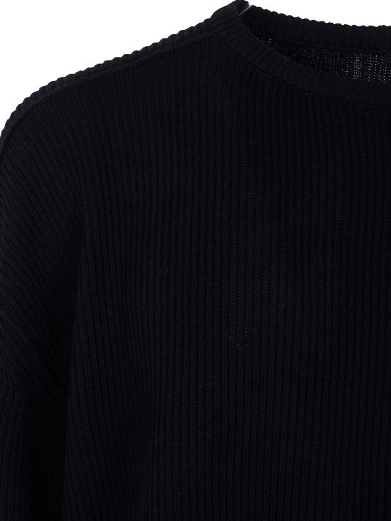 26SS 릭 오웬스 스웨터 RU01F2618 KWVH 09 BLACK - RICK OWENS