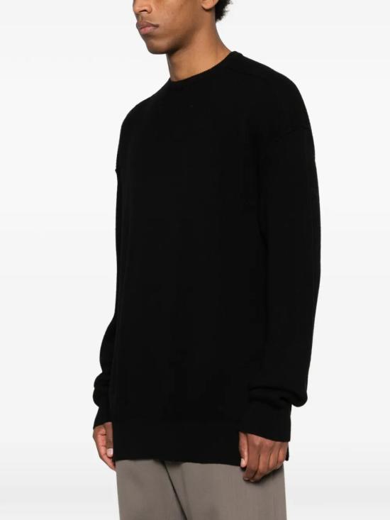 26SS 릭 오웬스 스웨터 RU01F2618 KWVH 09 BLACK - RICK OWENS