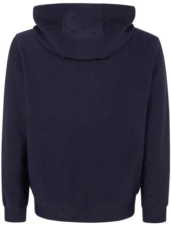 26SS 엠포리오 아르마니 후드 티셔츠 EM004867 AF13700 FB469 NAVY ALLOVER EAGLE - EMPORIO ARMANI