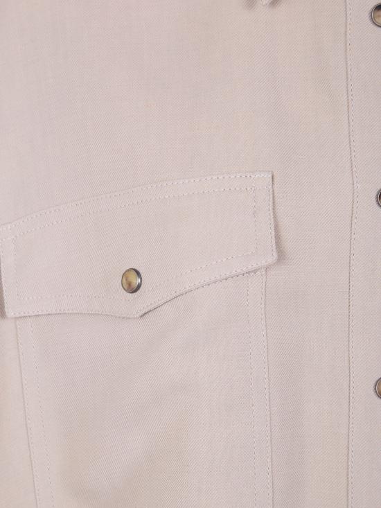 26SS 브루넬로 쿠치넬리 셔츠 MH126NE416 C9195 BEIGE - BRUNELLO CUCINELLI