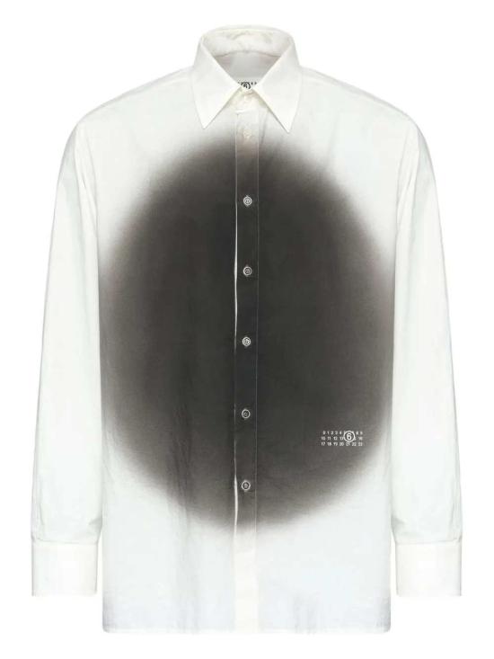 26SS MM6 메종마르지엘라 긴팔 셔츠 SH0DT0042M35256 OFF WHITE