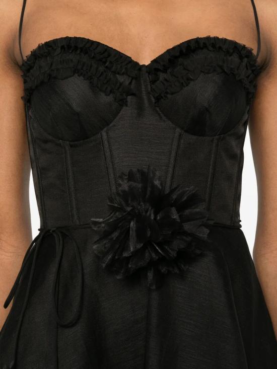 26SS 짐머만 숏 원피스 7569DS261 BLK BLACK - ZIMMERMANN