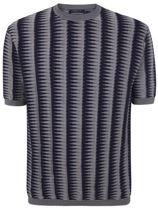 26SS 엠포리오 아르마니 스웨터 EM004673 AF25254 FB163 NAVY SCALLOP