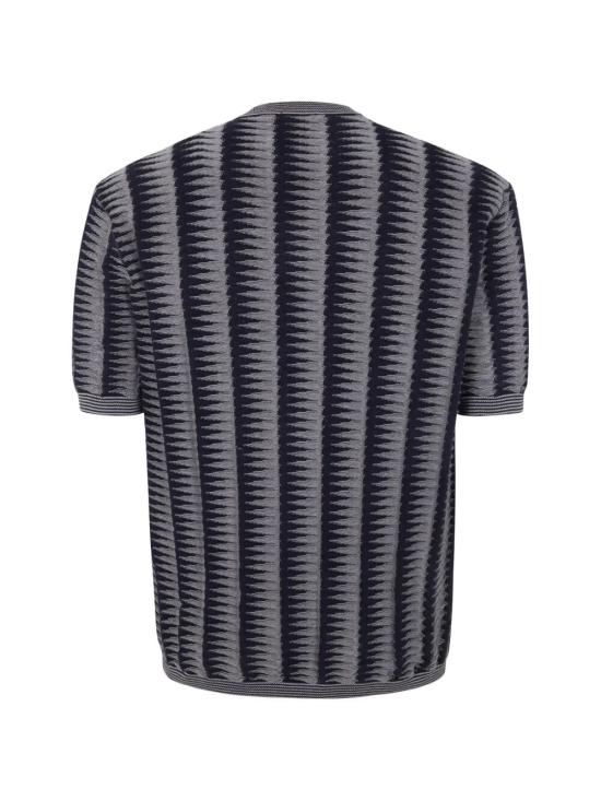 26SS 엠포리오 아르마니 스웨터 EM004673 AF25254 FB163 NAVY SCALLOP - EMPORIO ARMANI