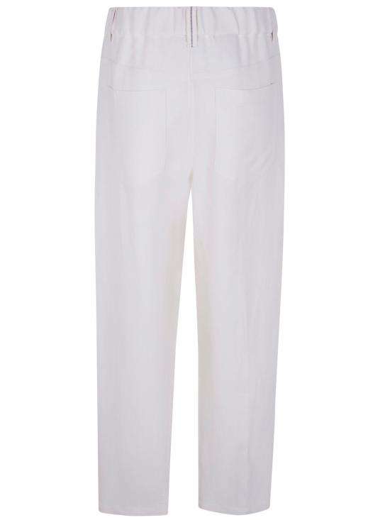 26SS 브루넬로 쿠치넬리 스트레이트 팬츠 MH126P9148 C579 CREAM - BRUNELLO CUCINELLI