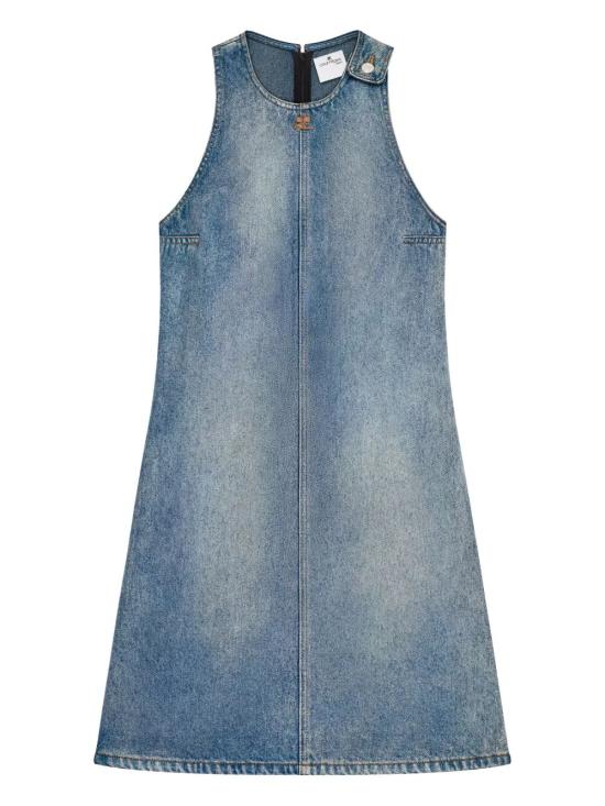 26SS 쿠레쥬 숏 원피스 126DR0791DE0058 7055 DENIM BLUE DELAVE