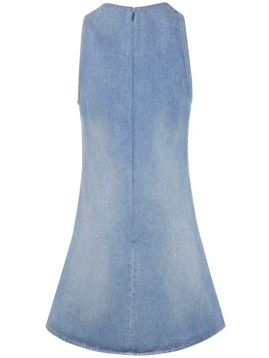 26SS 쿠레쥬 숏 원피스 126DR0791DE0058 7055 DENIM BLUE DELAVE - COURREGES