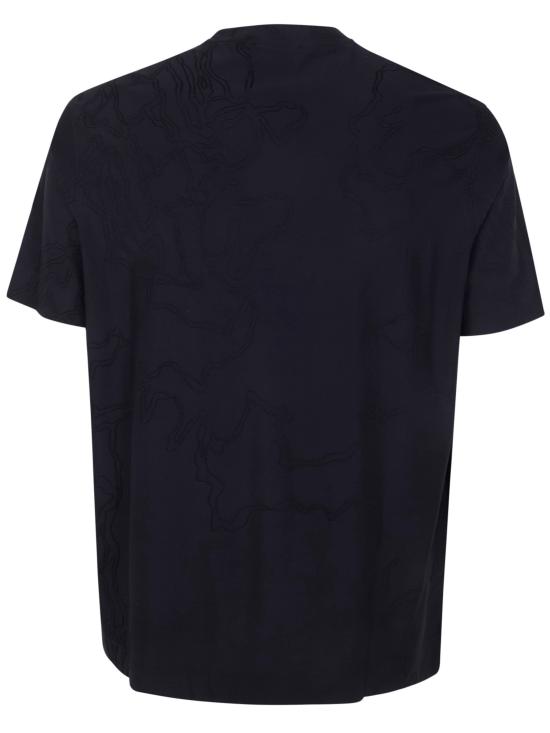 26SS 엠포리오 아르마니 반팔 티셔츠 EM004644 AF23458 FC333 BLACK - EMPORIO ARMANI