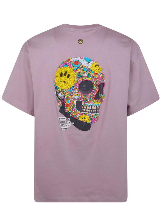 26SS 바로우 반팔 티셔츠 S6BWUATH097 963 SMOKE PINK - BARROW