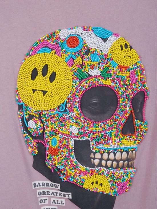 26SS 바로우 반팔 티셔츠 S6BWUATH097 963 SMOKE PINK - BARROW