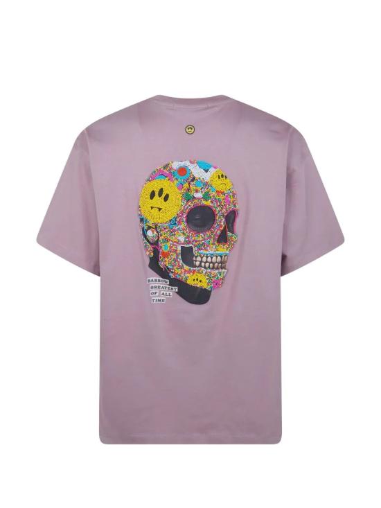 26SS 바로우 반팔 티셔츠 S6BWUATH097 963 SMOKE PINK - BARROW