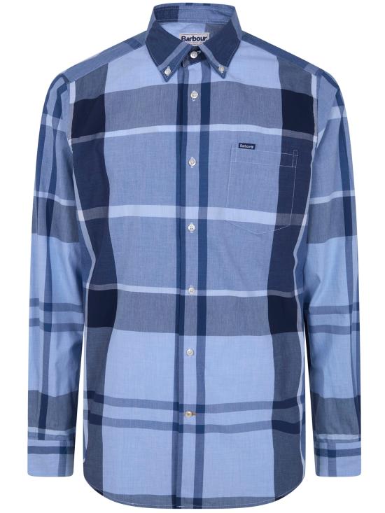 26SS 바버 긴팔 셔츠 MSH5071 MSH 098 TN22 BERWICK BLUE TARTAN