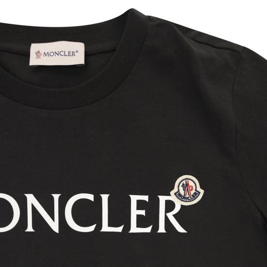  [키즈] 몽클레어 티셔츠 L19548C00010 BLACK - MONCLER