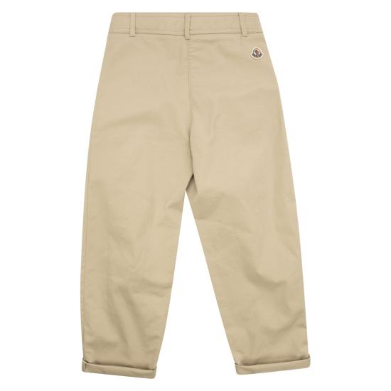 26SS [키즈] 몽클레어 스트레이트 팬츠 L19542A00003 BEIGE - MONCLER
