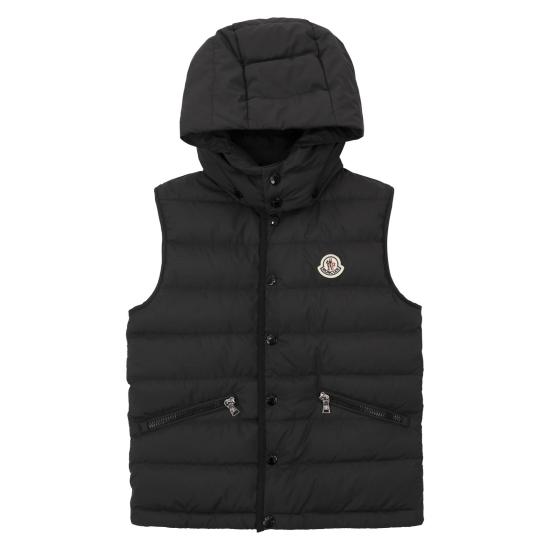 26SS [키즈] 몽클레어 베스트 L19541A00009 BLACK