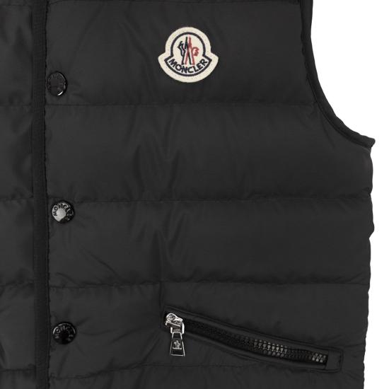 26SS [키즈] 몽클레어 베스트 L19541A00009 BLACK - MONCLER