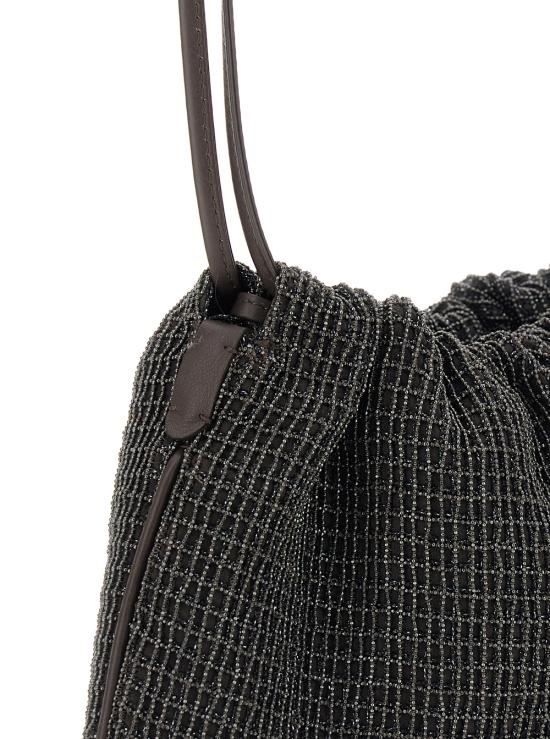 26SS 브루넬로 쿠치넬리 숄더백 MB3DD2808C2355 Black - BRUNELLO CUCINELLI