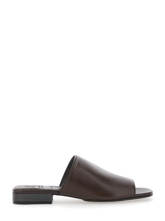 26SS 브루넬로 쿠치넬리 뮬/슬리퍼 MZSLC3171C9122 Brown