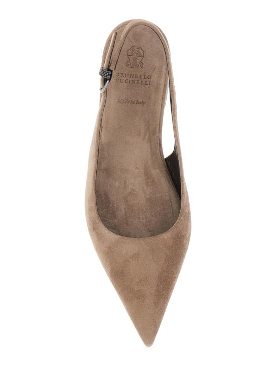 26SS 브루넬로 쿠치넬리 플랫 슈즈 MZSFC3178C8849 Brown - BRUNELLO CUCINELLI